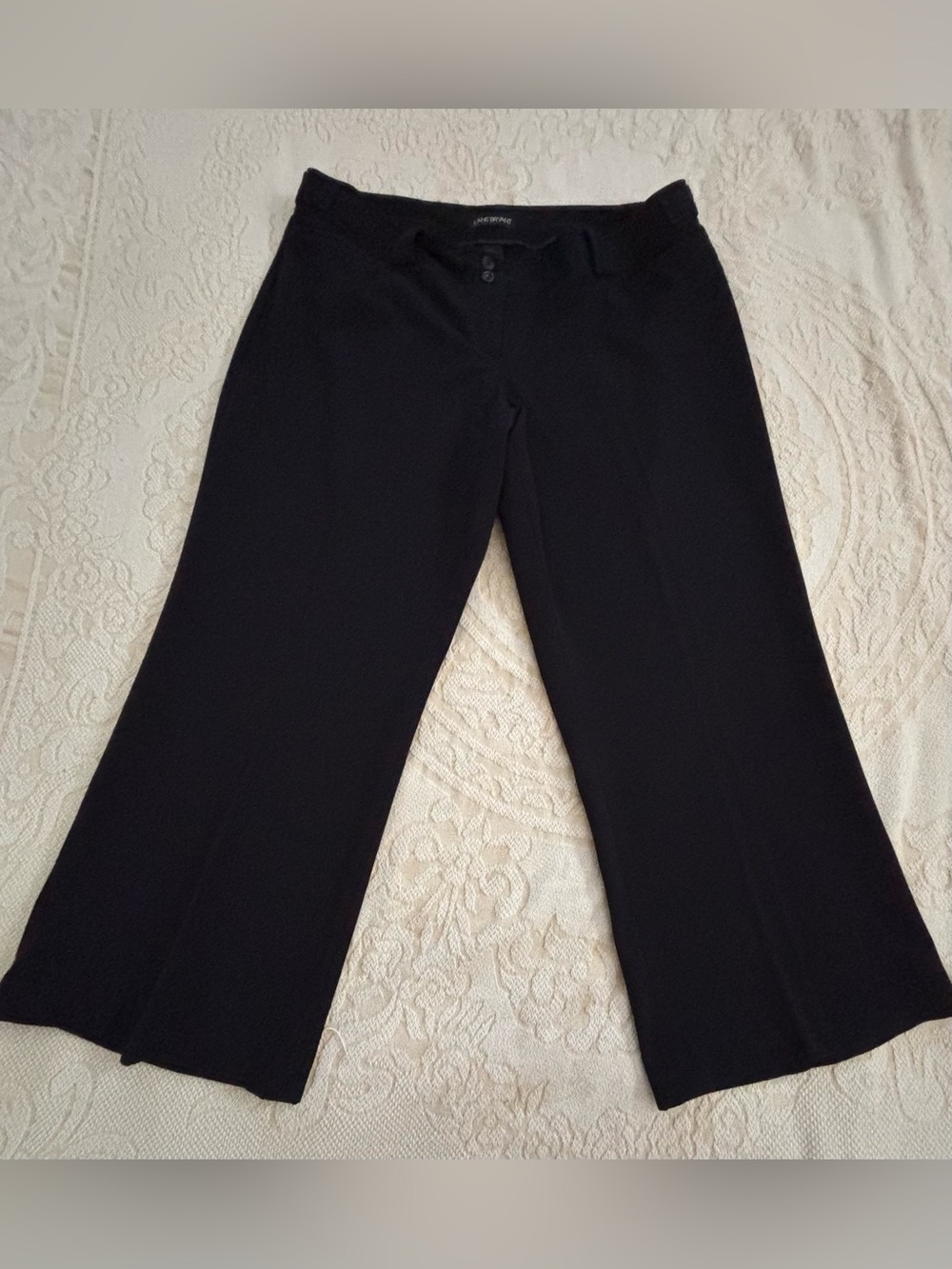 Lane Bryant Women’s Black Wide-Leg Dress Pants Career 20